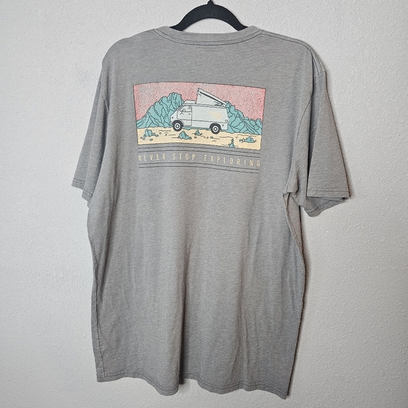 The North Face Tee Shirt Mens L Large Gray Never Stop Exploring Van Life Outdoor - Picture 5 of 10